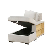 9630BE*32LRC (3)Sectional with Right Chaise, Pull-out Bed, Hidden Storages and Shelves, Charging Ports - 9630BE*32LRC