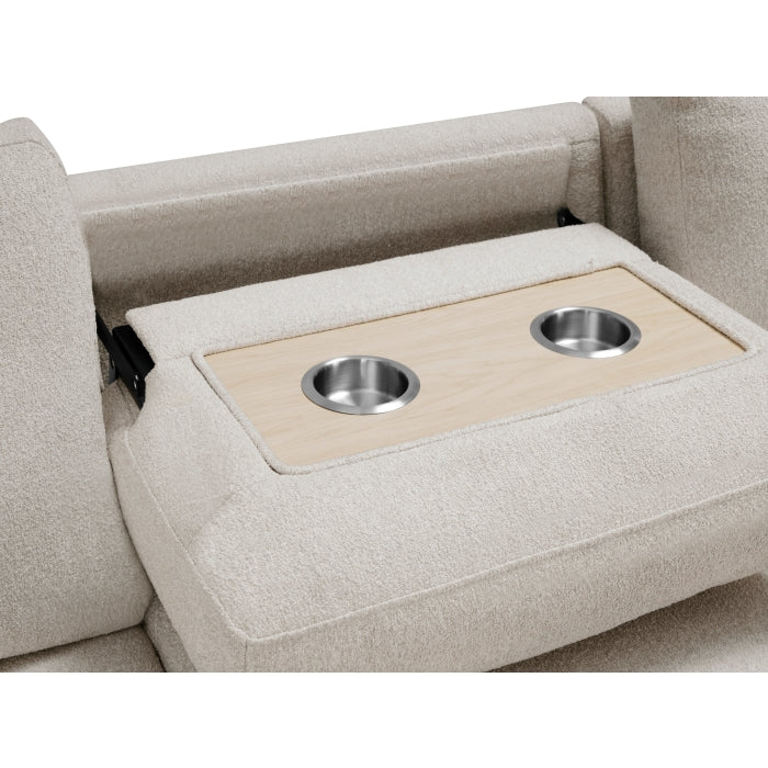 9630BE*32LRC (3)Sectional with Right Chaise, Pull-out Bed, Hidden Storages and Shelves, Charging Ports - 9630BE*32LRC