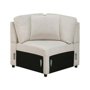9630BE*42LRC (4)Sectional with Right Chaise, Pull-out Bed, Hidden Storages and Shelves, Charging Ports - 9630BE*42LRC