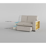9630BE*42LRC (4)Sectional with Right Chaise, Pull-out Bed, Hidden Storages and Shelves, Charging Ports - 9630BE*42LRC
