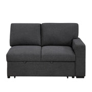 9630BK*2LC2R (2) Sectional with Left Chaise, Pull-out Bed and Hidden Storage, Charging Ports - 9630BK*2LC2R