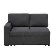 9630BK*42LRC (4)Sectional with Right Chaise, Pull-out Bed, Hidden Storages and Shelves, Charging Ports - 9630BK*42LRC