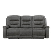 9634DGY*2 2pc Set: Sofa, Love - 9634DGY*2