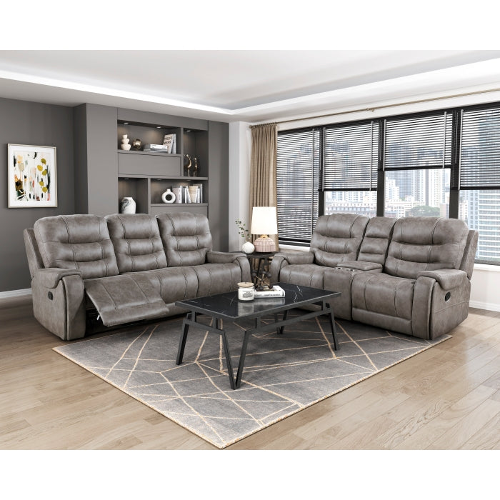 9634GBR-2 Double Reclining Love Seat with Center Console - 9634GBR-2
