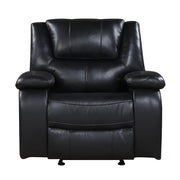 9639BK-1 Glider Reclining Chair - 9639BK-1