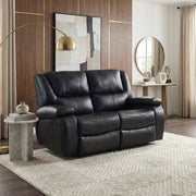 9639BK-2 Double Reclining Love Seat - 9639BK-2