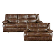 9639BR*2 2pc Set: Sofa, Love - 9639BR*2