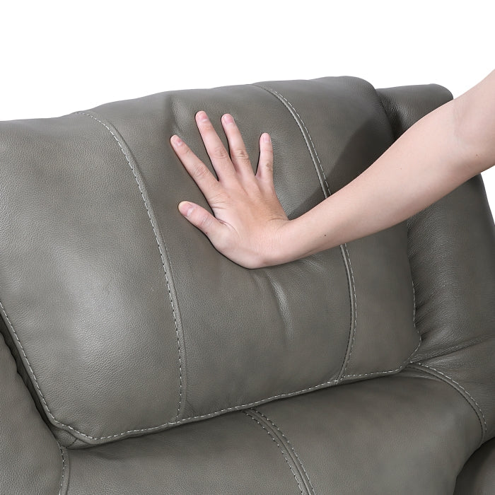 9639GY-3 Double Reclining Sofa - 9639GY-3
