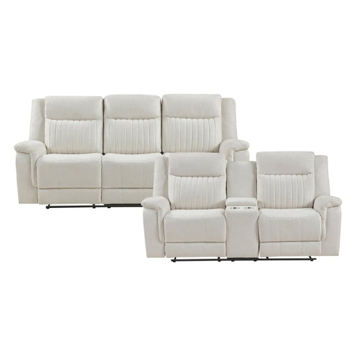 9646BE*2 2pc Set: Sofa, Love - 9646BE*2