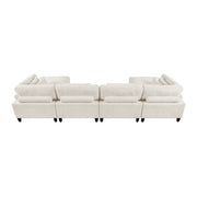 9688NBE*62CR2AC2OT (6)6-Piece Modular Sectional with Ottomans - 9688NBE*62CR2AC2OT