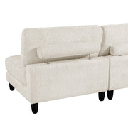 9688NBE*62CR2AC2OT (6)6-Piece Modular Sectional with Ottomans - 9688NBE*62CR2AC2OT