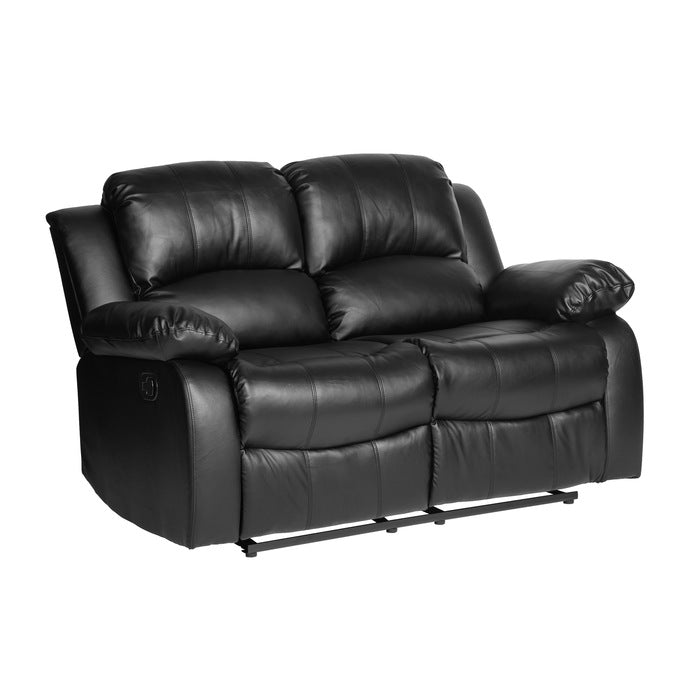 9700BLK-2 Double Reclining Love Seat - 9700BLK-2