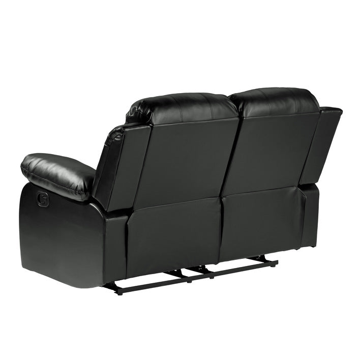 9700BLK-2 Double Reclining Love Seat - 9700BLK-2