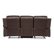 9700BRW-3 Double Reclining Sofa - 9700BRW-3