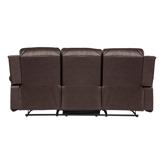 9700BRW-3 Double Reclining Sofa - 9700BRW-3