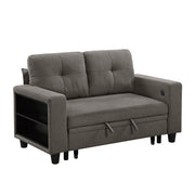 9705DB-2* (2)Love Seat with Pull-out Bed, Shelves and Charging Ports - 9705DB-2*