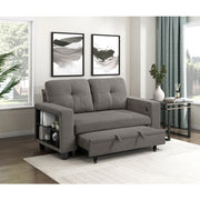9705DB-2* (2)Love Seat with Pull-out Bed, Shelves and Charging Ports - 9705DB-2*