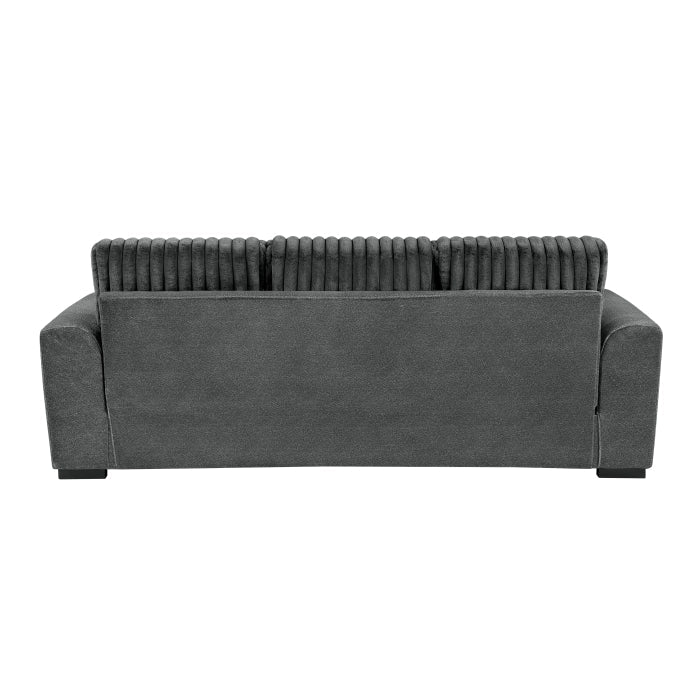 9720DGY*2 2pc Set: Sofa, Love - 9720DGY*2