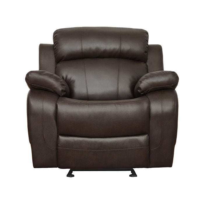 9724BRW-1 Glider Reclining Chair - 9724BRW-1