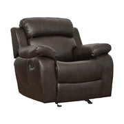 9724BRW-1 Glider Reclining Chair - 9724BRW-1