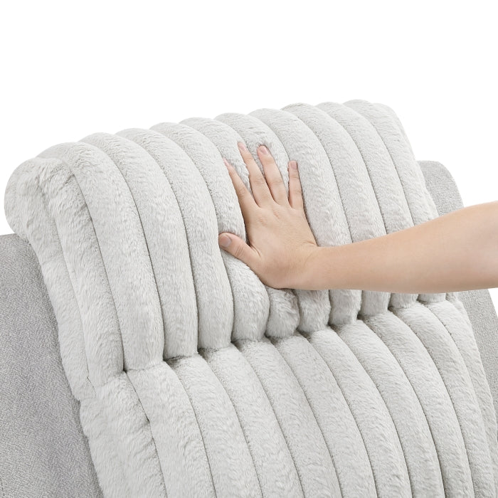 9728LGY*2 2pc Set: Sofa, Love - 9728LGY*2
