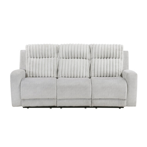 9728LGY-3 Double Reclining Sofa - 9728LGY-3