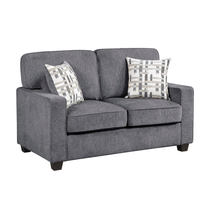9748DGY-2 Love Seat - 9748DGY-2