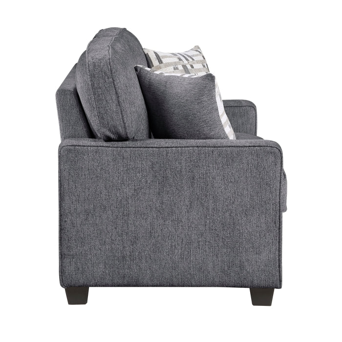 9748DGY-2 Love Seat - 9748DGY-2