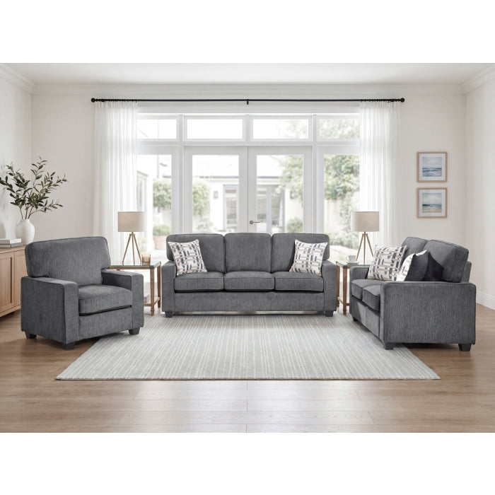 9748DGY-2 Love Seat - 9748DGY-2