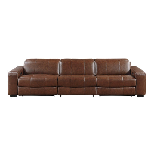 9790BRW-3PWH* (3)Power Double Reclining Sofa with Power Headrests and Charging Ports - 9790BRW-3PWH*