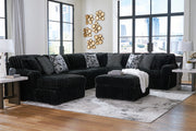 Midnight-Madness Onyx 4-Piece LAF Chaise Sectional from Ashley - Lara Furniture