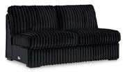 Midnight-Madness Onyx 4-Piece RAF Chaise Sectional from Ashley - Lara Furniture