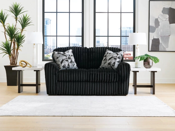Midnight-Madness Onyx Loveseat