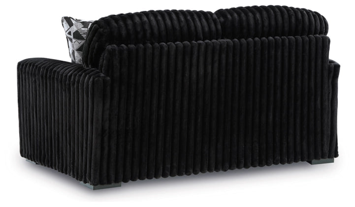 Midnight-Madness Onyx Loveseat