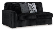 Midnight-Madness Onyx 3-Piece Sectional from Ashley - Lara Furniture