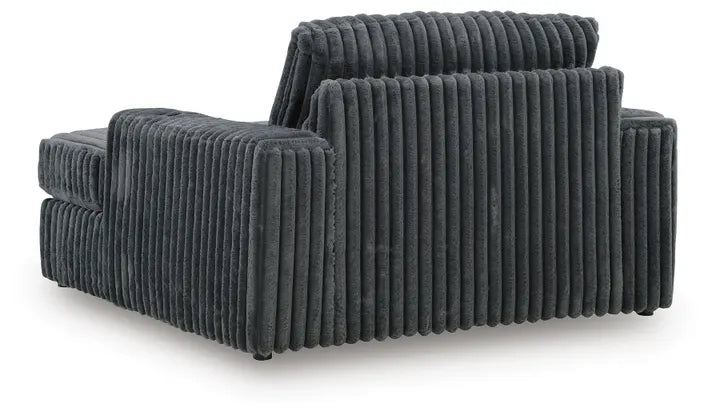 Midnight-Madness  Gunmetal Oversized Chaise