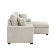 9816SN*2LLRC (2)2-Piece Sectional with Right Chaise, Pull-out Bed and Hidden Storage - 9816SN*2LLRC