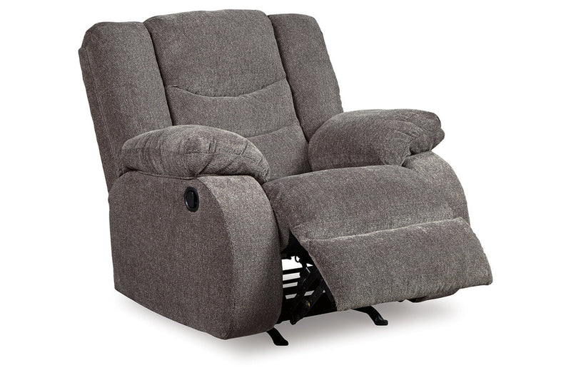Tulen Gray Reclining Loveseat and Recliner -  Ashley - Lara Furniture