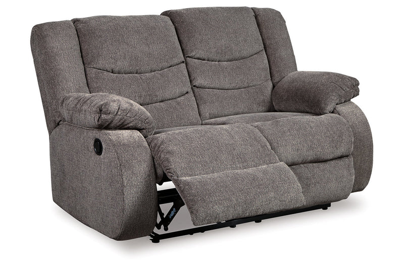 Tulen Gray Reclining Loveseat and Recliner -  Ashley - Lara Furniture