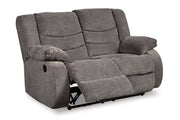 Tulen Gray Reclining Sofa, Loveseat and Recliner -  Ashley - Lara Furniture