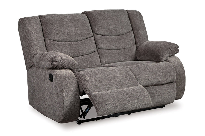 Tulen Gray Reclining Sofa, Loveseat and Recliner -  Ashley - Lara Furniture