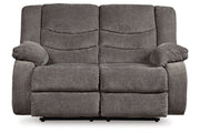 Tulen Gray Reclining Loveseat and Recliner -  Ashley - Lara Furniture