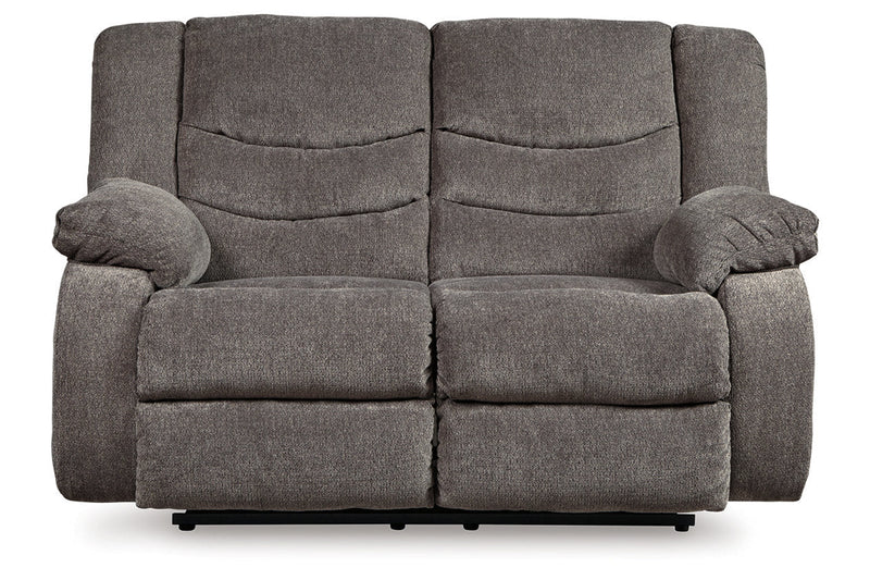 Tulen Gray Reclining Loveseat and Recliner -  Ashley - Lara Furniture