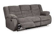 Tulen Gray Reclining Sofa, Loveseat and Recliner -  Ashley - Lara Furniture