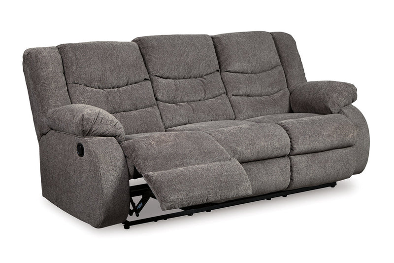 Tulen Gray Reclining Sofa, Loveseat and Recliner -  Ashley - Lara Furniture