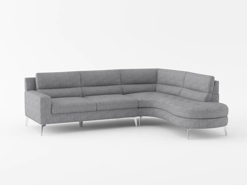 Bonita Gray RAF Sectional - Lara FurnitureSectional