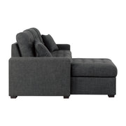 9916DG*2LCRL (2)2-Piece Sectional with Pull-out Bed and Left Chaise with Hidden Storage - 9916DG*2LCRL