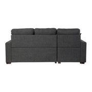 9916DG*2LCRL (2)2-Piece Sectional with Pull-out Bed and Left Chaise with Hidden Storage - 9916DG*2LCRL