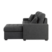 9916DG*SC (2)2-Piece Sectional with Pull-out Bed and Right Chaise with Hidden Storage - 9916DG*SC