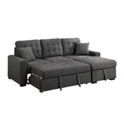 9916DG*SC (2)2-Piece Sectional with Pull-out Bed and Right Chaise with Hidden Storage - 9916DG*SC